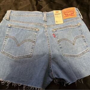Levi's Light Blue Jean Shorts